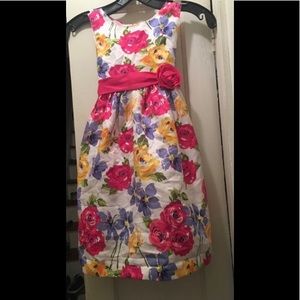 ☑️American Princess Girls Sleeveless Floral Dress
